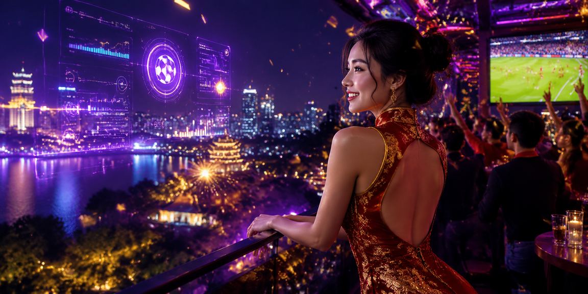 Ánh đèn neon rực rỡ về đêm tại Hà Nội gợi không khí game casino sôi động